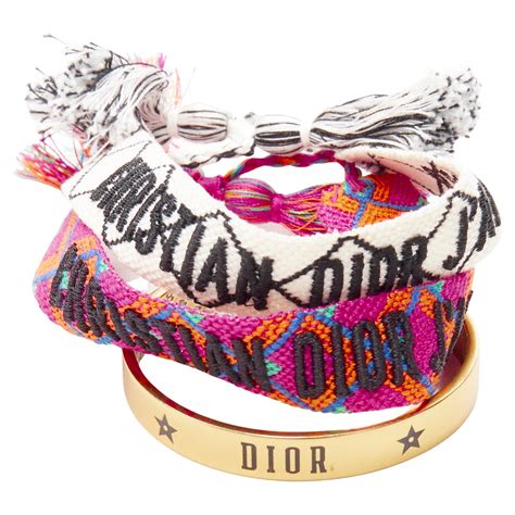 dior beales|Dior pink bracelet.